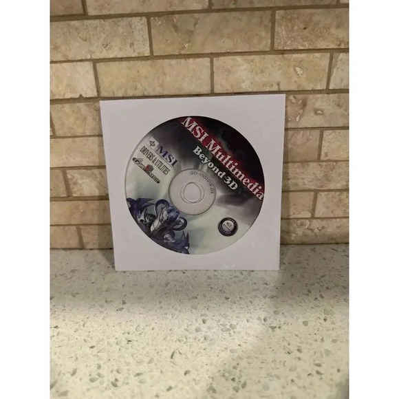 MSI Multimedia Beyond‎ 3D Drivers and Utilities CD  bc - Picture 1 of 2